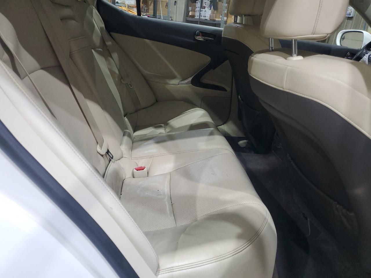 2010 Lexus Is 250 White vin: JTHCF5C25A5038039