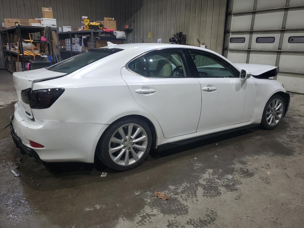 2010 Lexus Is 250 White vin: JTHCF5C25A5038039