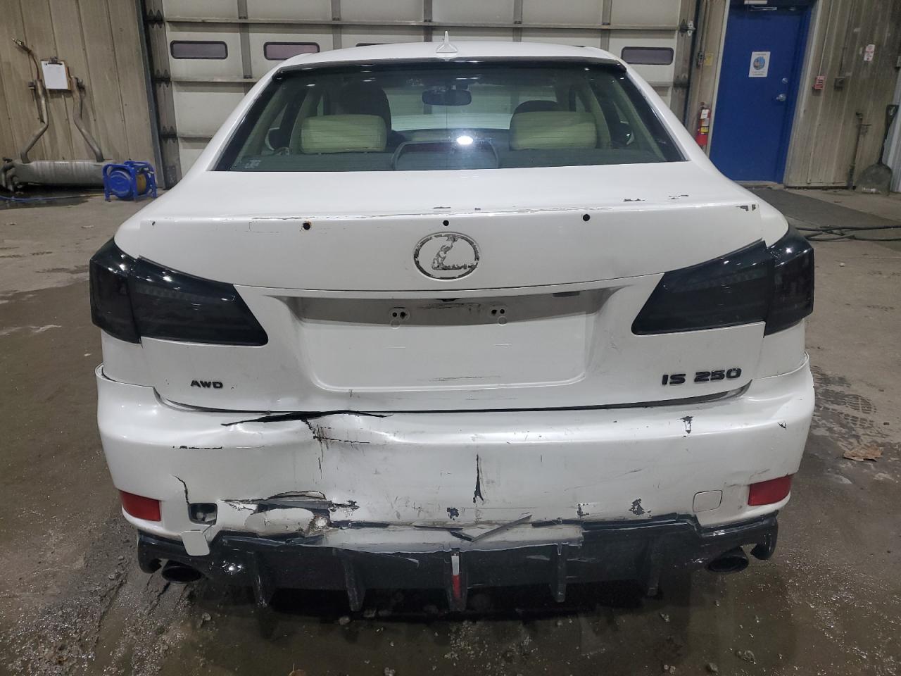 2010 Lexus Is 250 White vin: JTHCF5C25A5038039