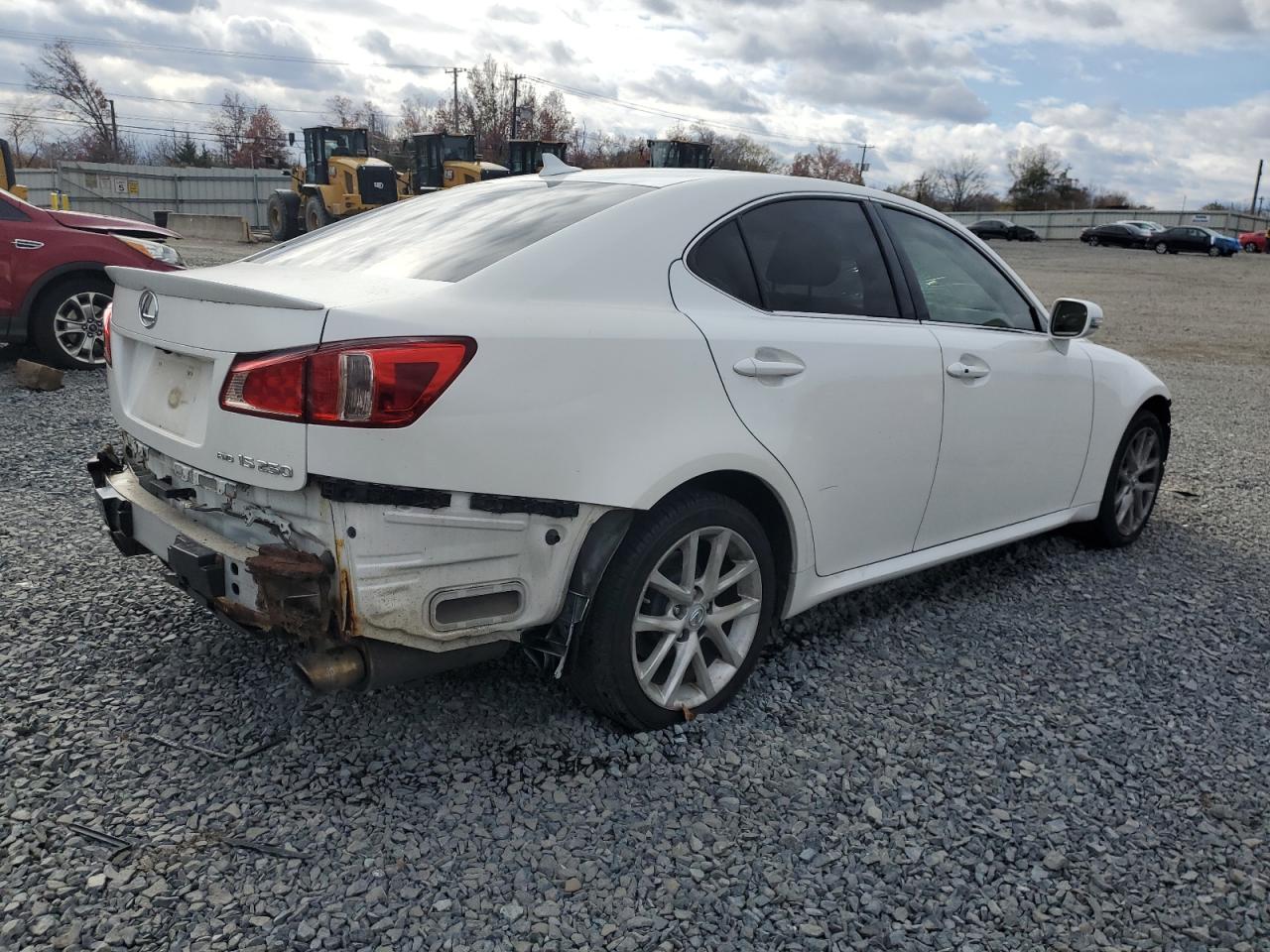 2011 Lexus Is 250 White vin: JTHCF5C25B5046336