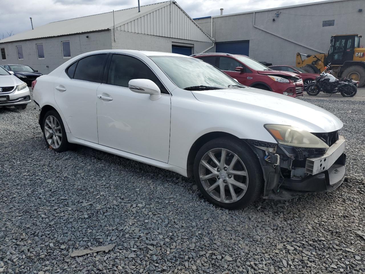 2011 Lexus Is 250 White vin: JTHCF5C25B5046336