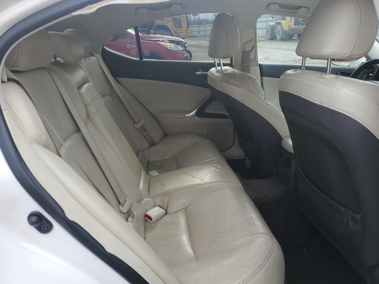 2011 Lexus Is 250 White vin: JTHCF5C25B5046336