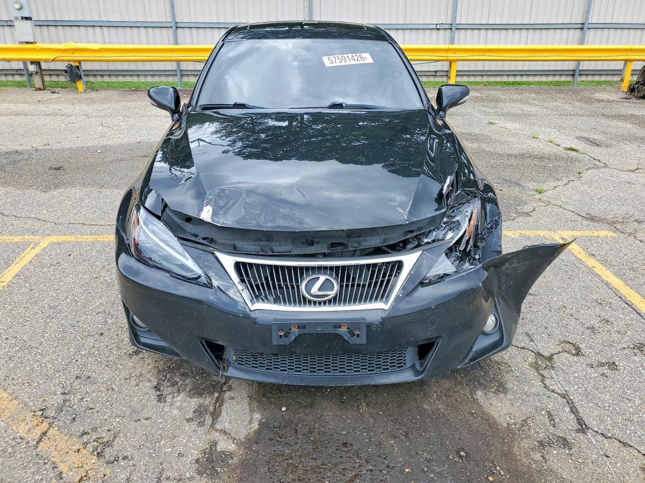 2011 Lexus Is 250 Black vin: JTHCF5C25B5048197
