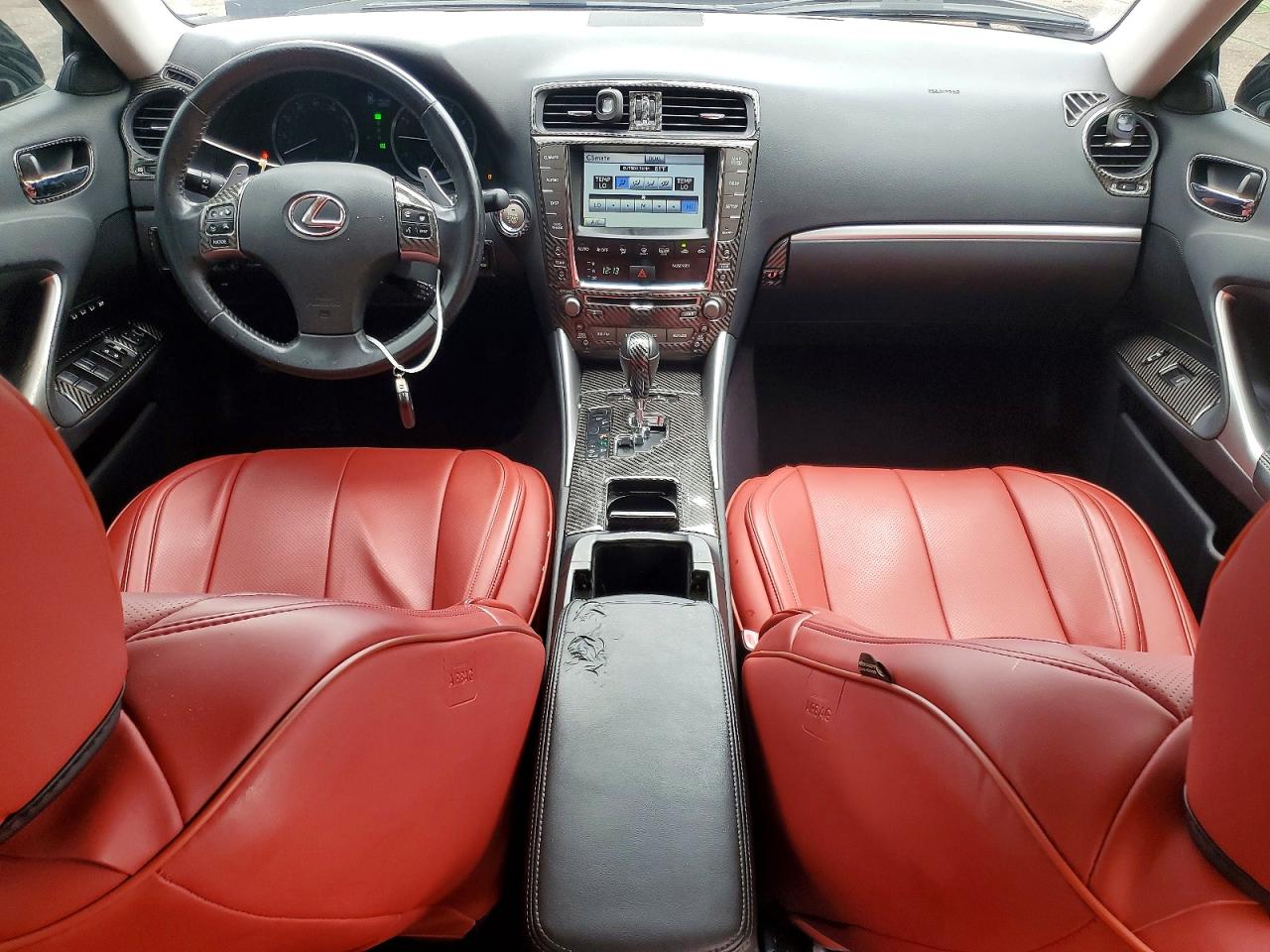 2011 Lexus Is 250 Black vin: JTHCF5C25B5048197