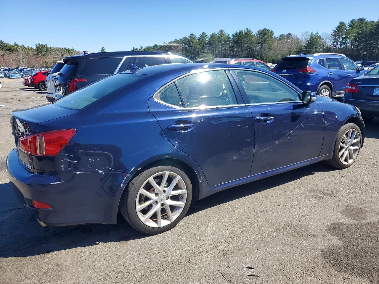 2012 Lexus Is 250 Blue vin: JTHCF5C25C5052879