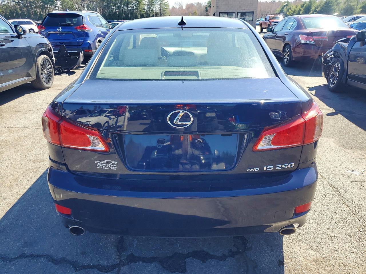 2012 Lexus Is 250 Blue vin: JTHCF5C25C5052879