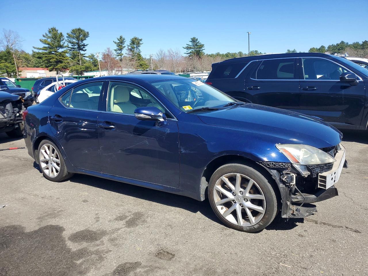 2012 Lexus Is 250 Blue vin: JTHCF5C25C5052879