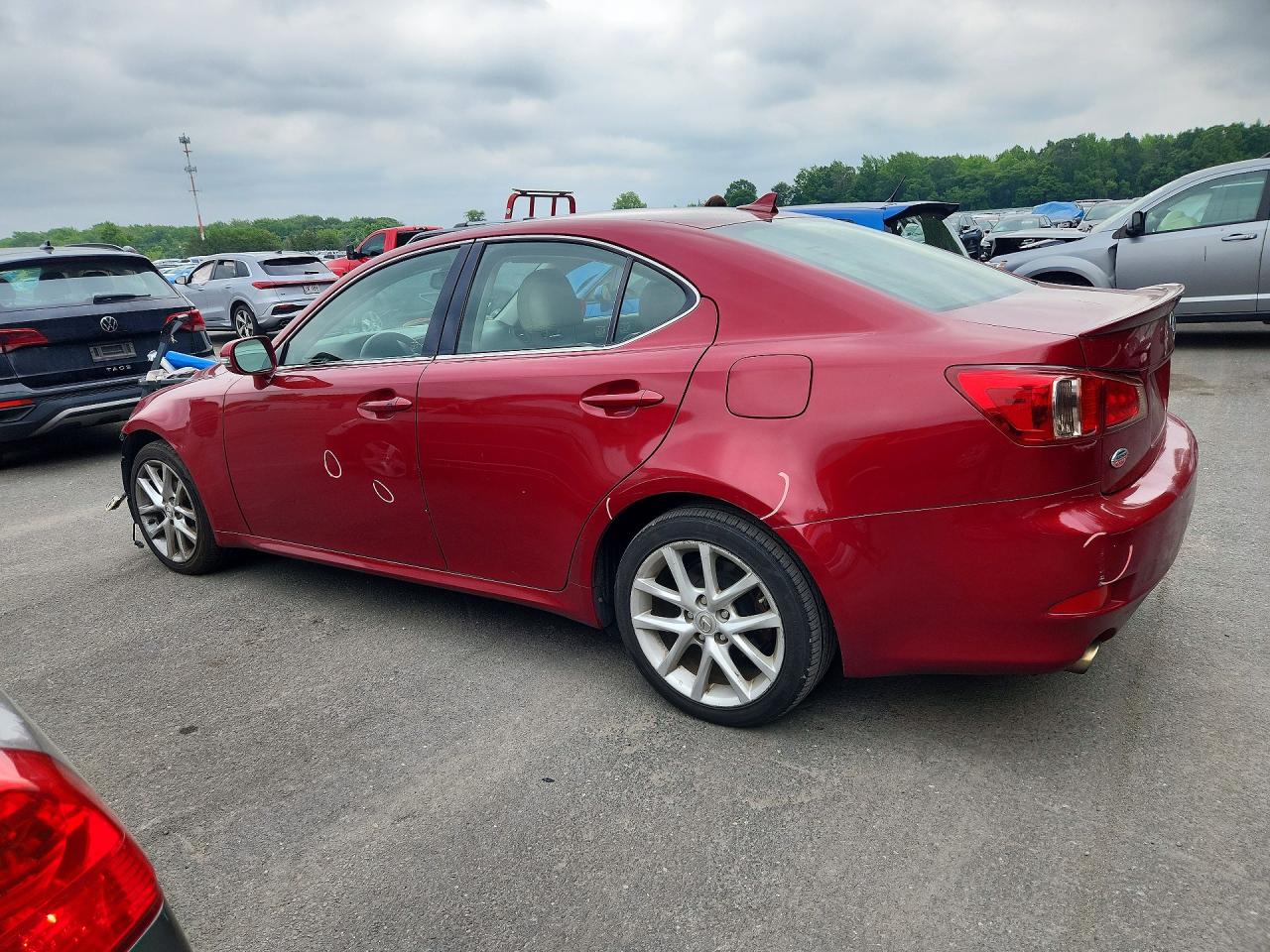 2012 Lexus Is 250 Red vin: JTHCF5C25C5054812