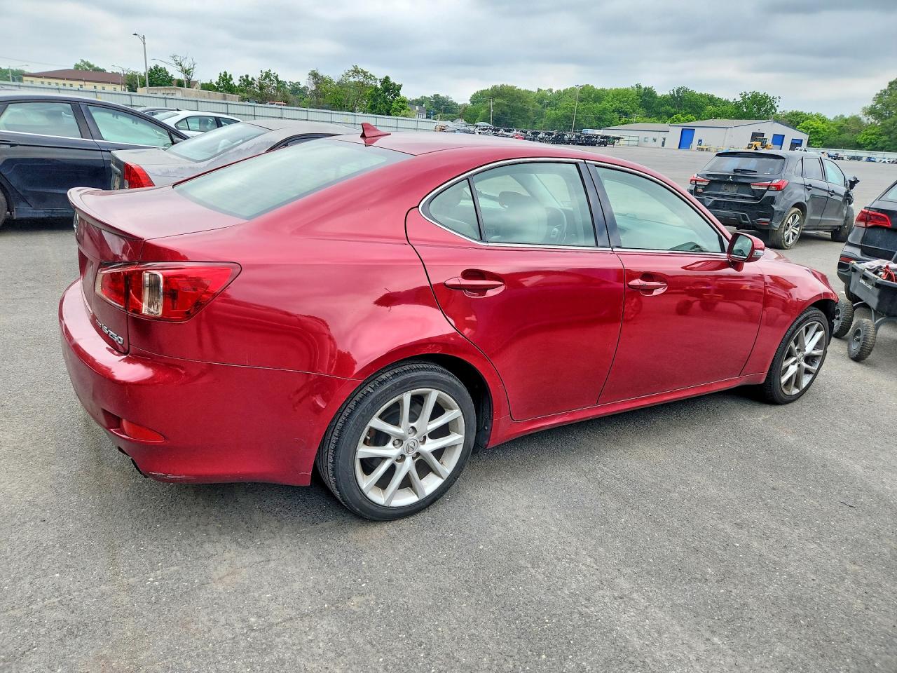2012 Lexus Is 250 Red vin: JTHCF5C25C5054812