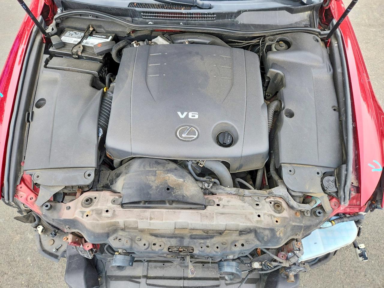 2012 Lexus Is 250 Red vin: JTHCF5C25C5054812