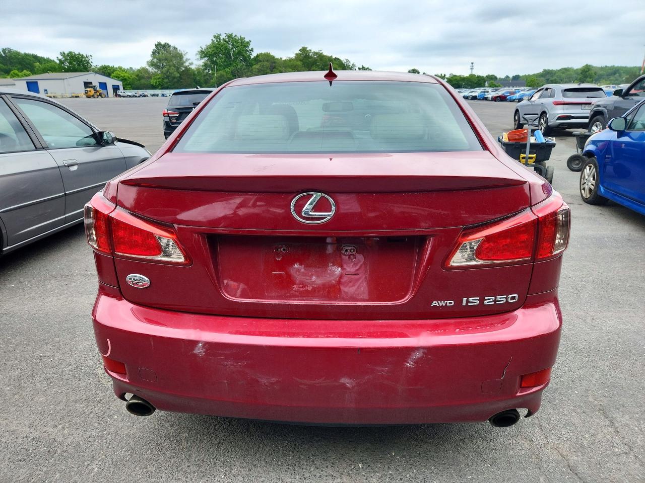 2012 Lexus Is 250 Red vin: JTHCF5C25C5054812
