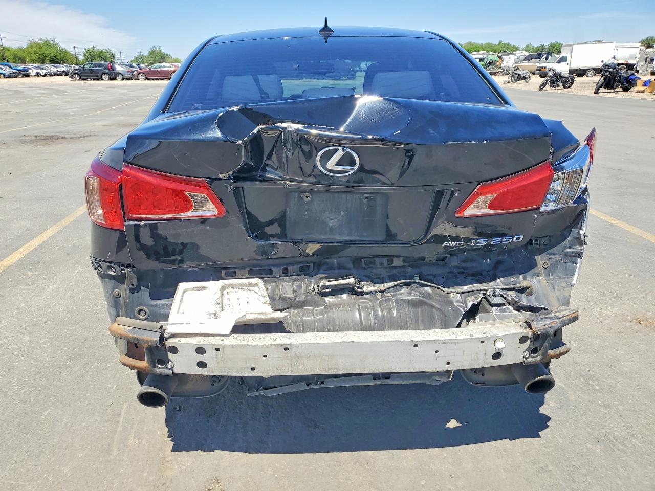 2012 Lexus Is 250 Black vin: JTHCF5C25C5055314