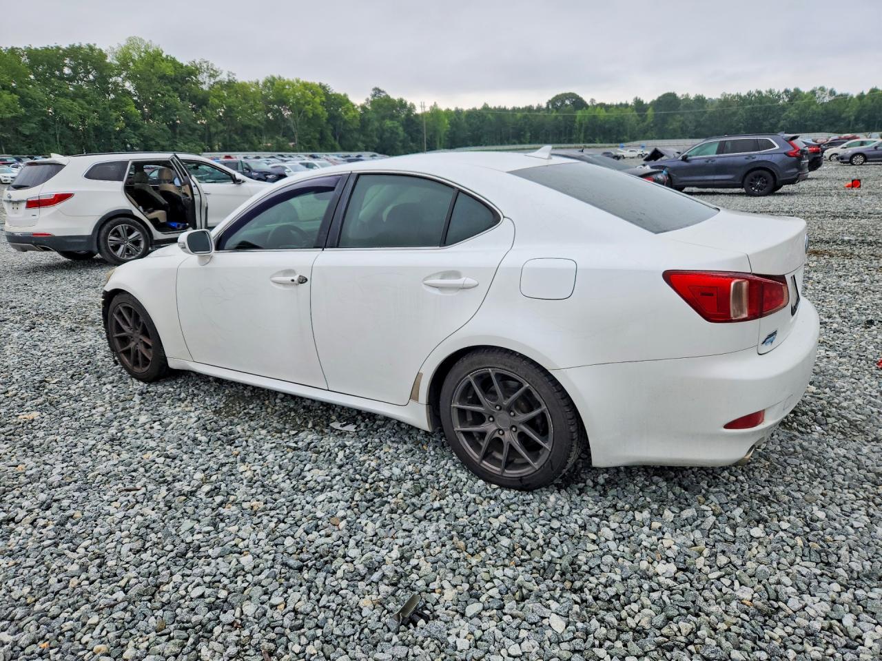 2012 Lexus Is 250 White vin: JTHCF5C25C5056396