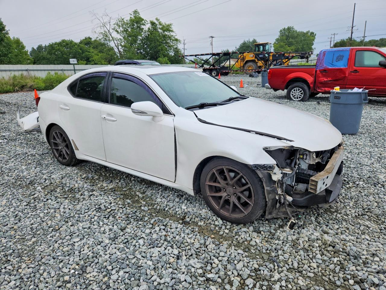 2012 Lexus Is 250 White vin: JTHCF5C25C5056396