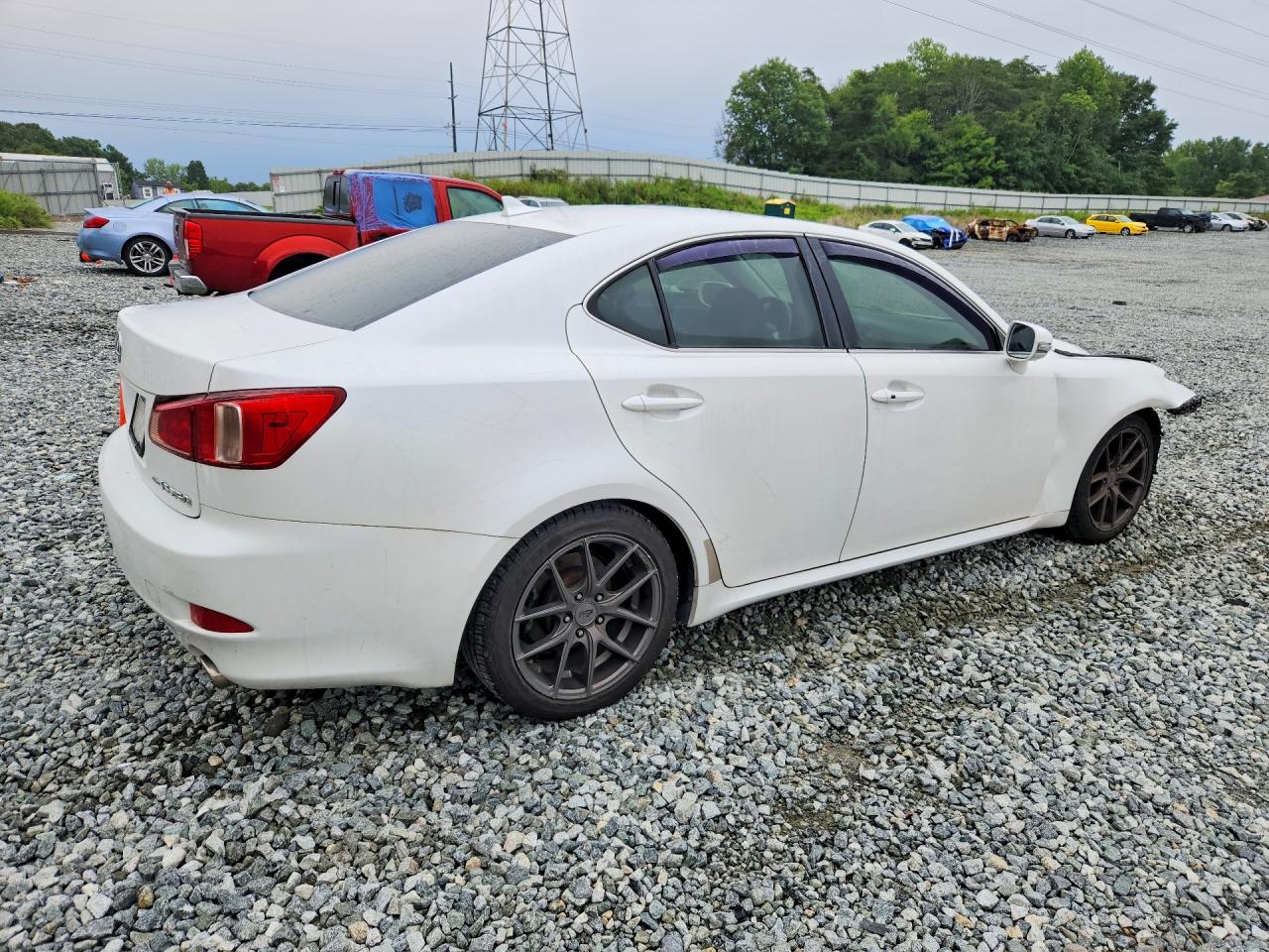 2012 Lexus Is 250 White vin: JTHCF5C25C5056396