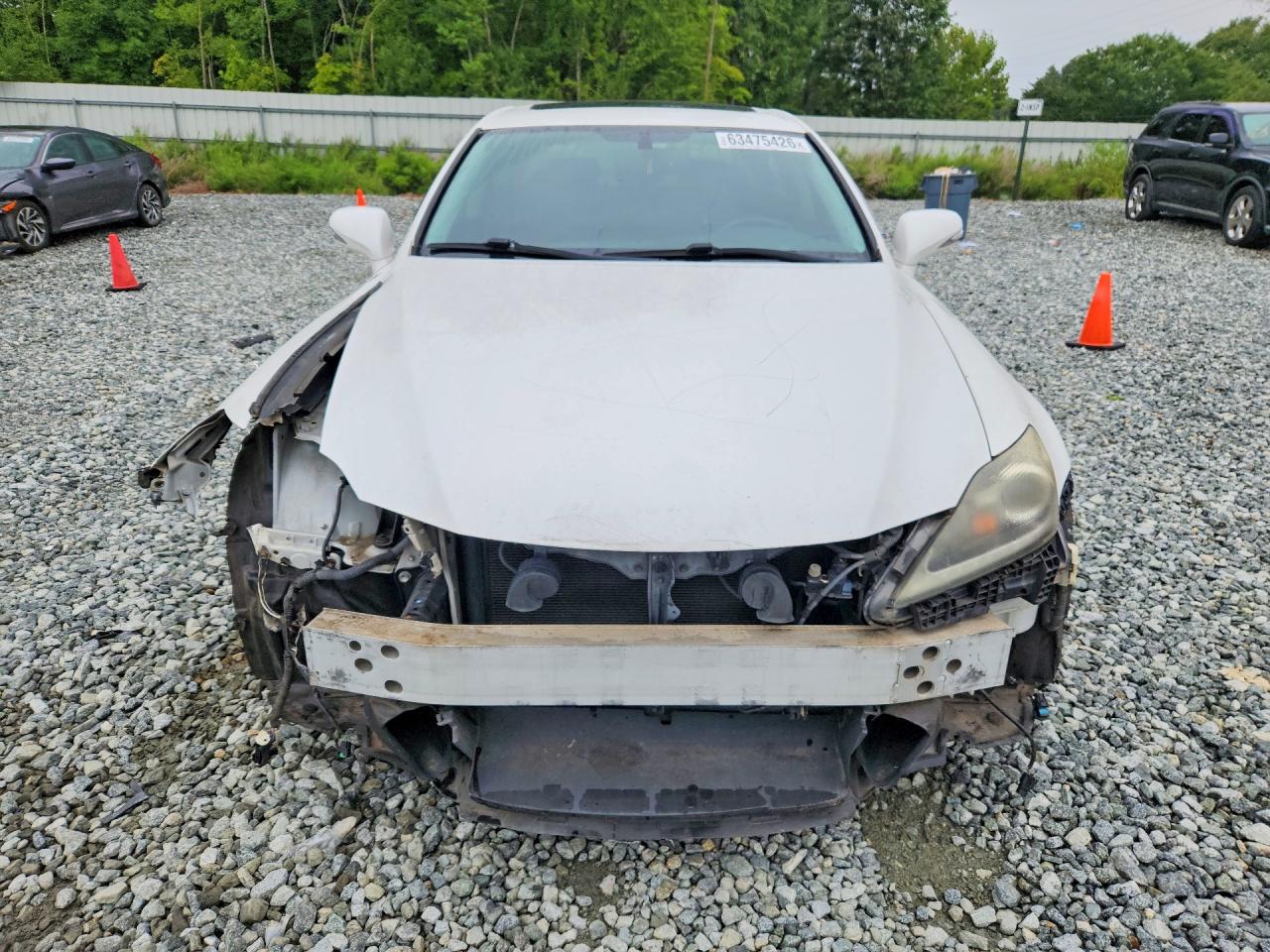 2012 Lexus Is 250 White vin: JTHCF5C25C5056396