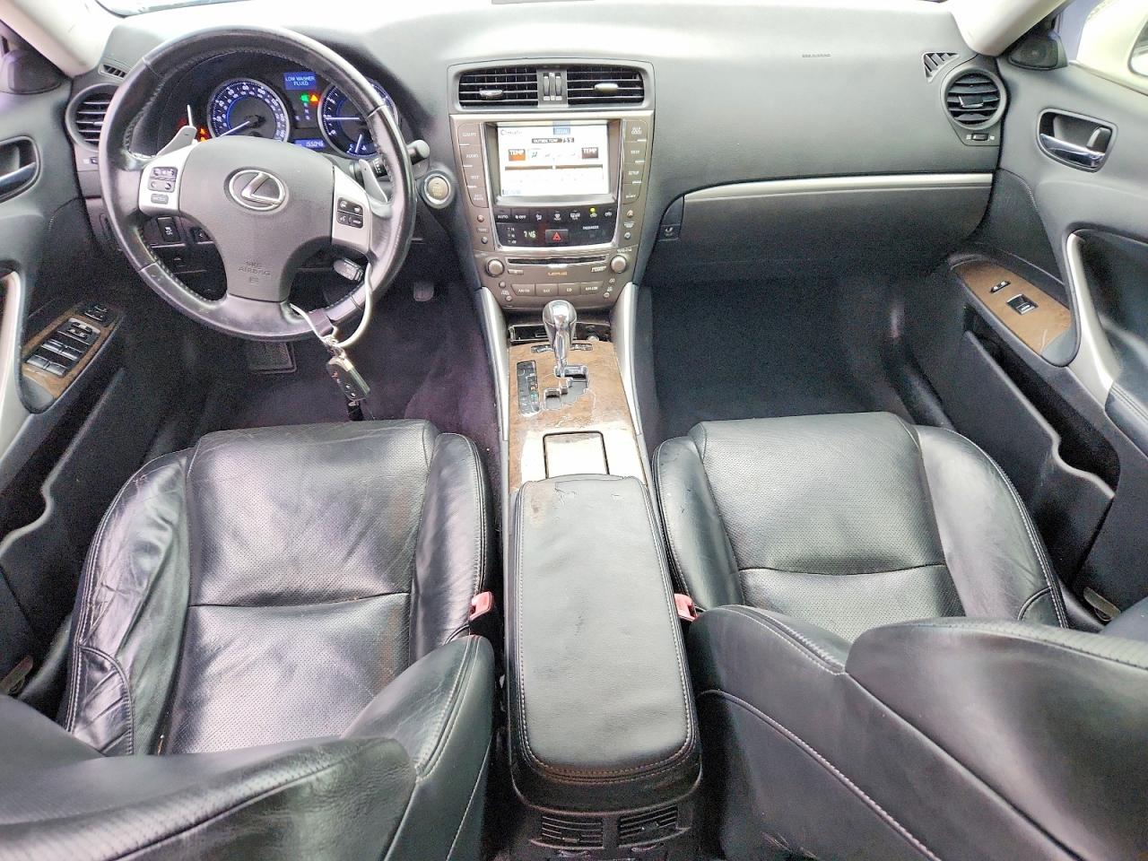 2012 Lexus Is 250 White vin: JTHCF5C25C5056396