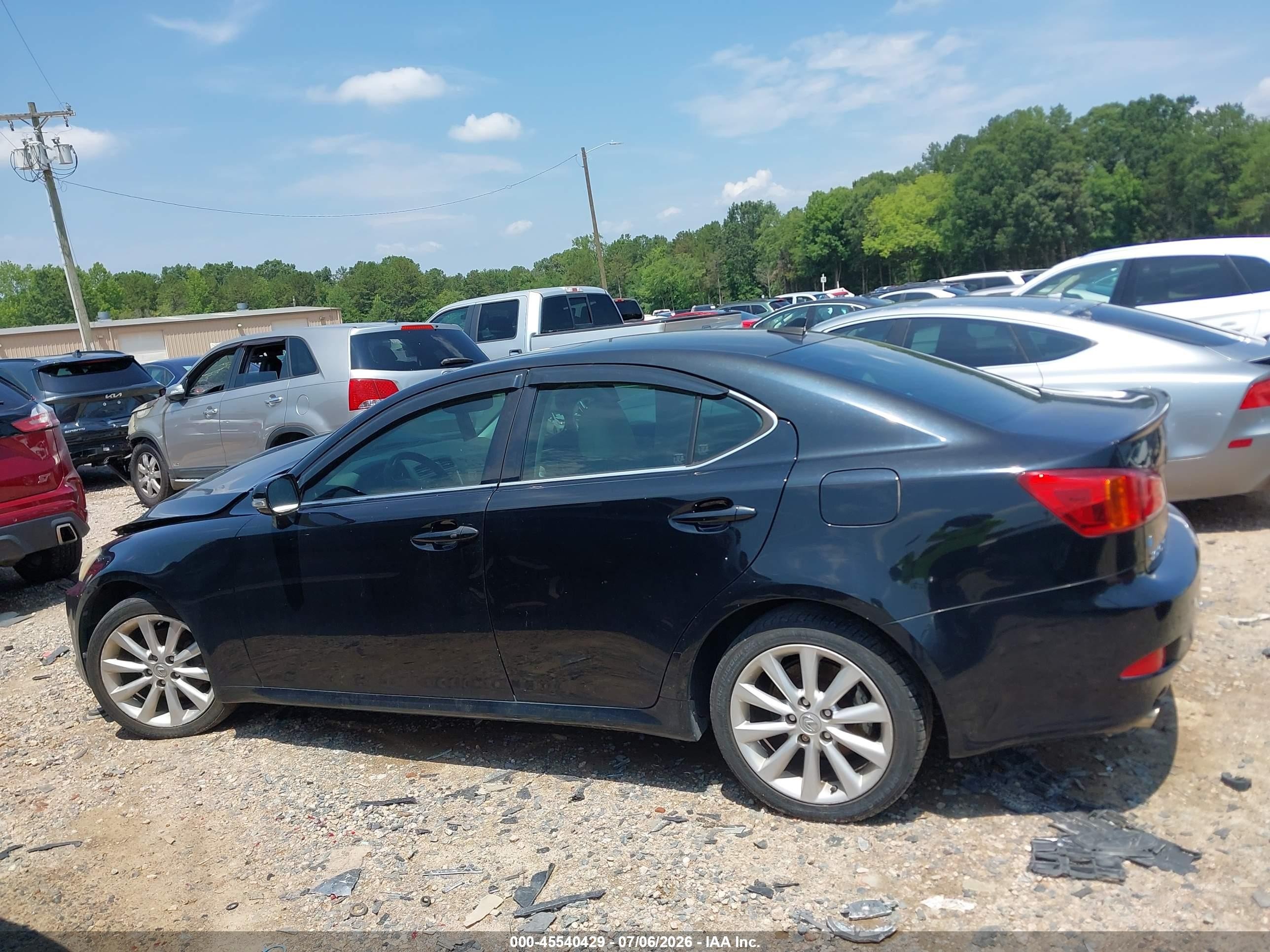 2010 Lexus Is 250   Black vin: JTHCF5C26A5037515