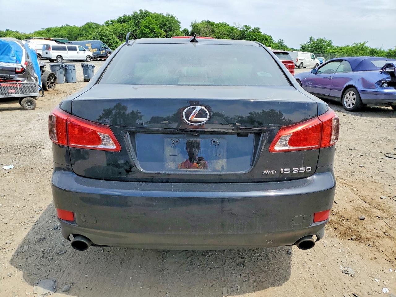 2011 Lexus Is 250 Black vin: JTHCF5C26B5044868