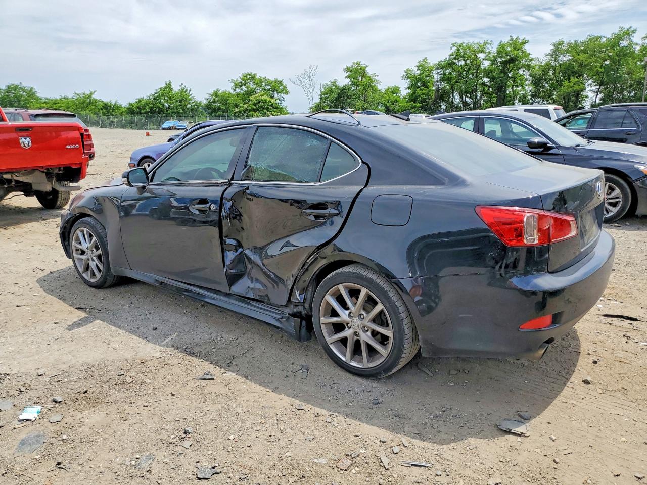 2011 Lexus Is 250 Black vin: JTHCF5C26B5044868