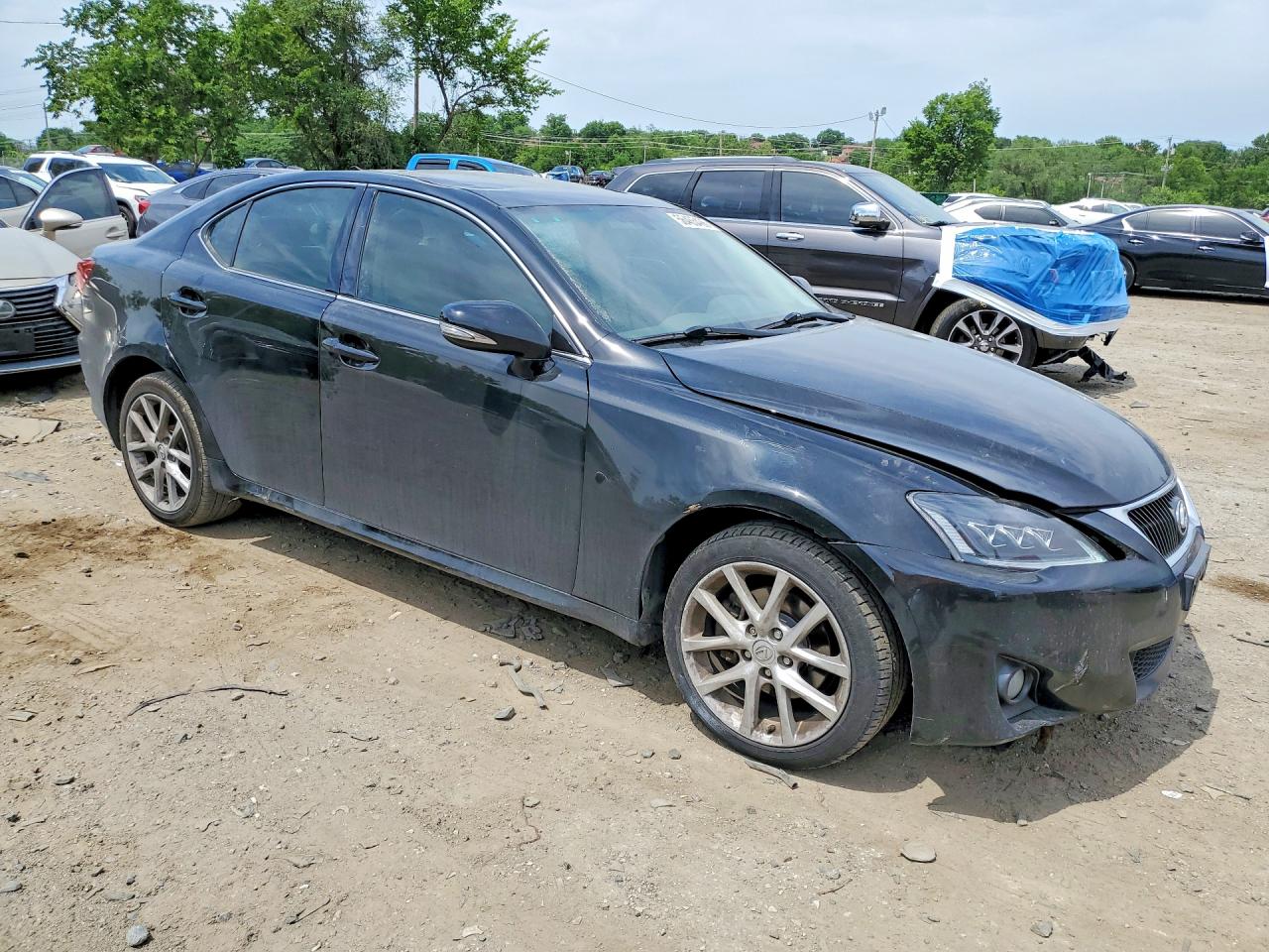 2011 Lexus Is 250 Black vin: JTHCF5C26B5044868