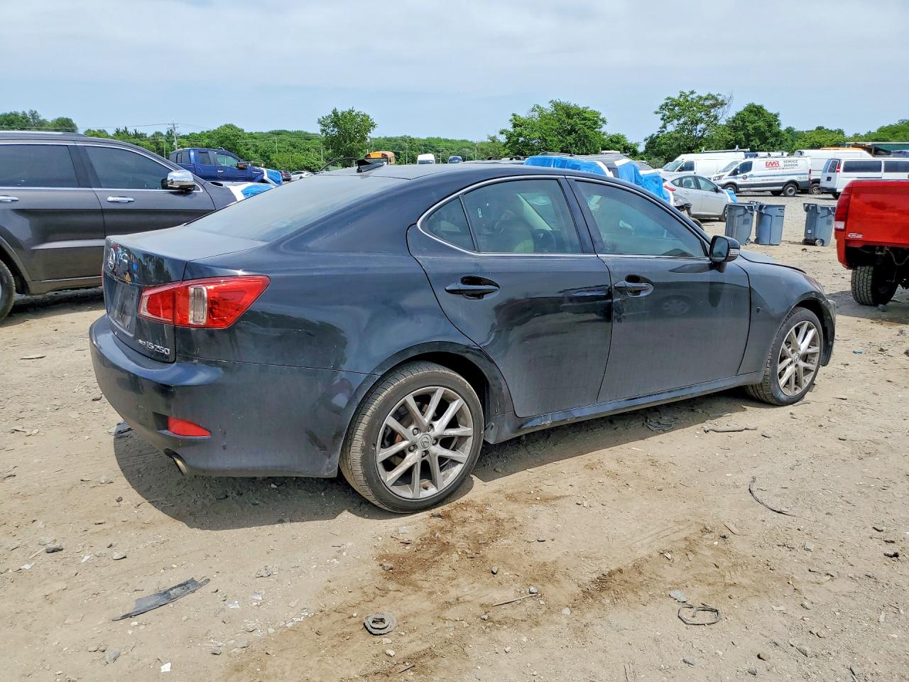2011 Lexus Is 250 Black vin: JTHCF5C26B5044868