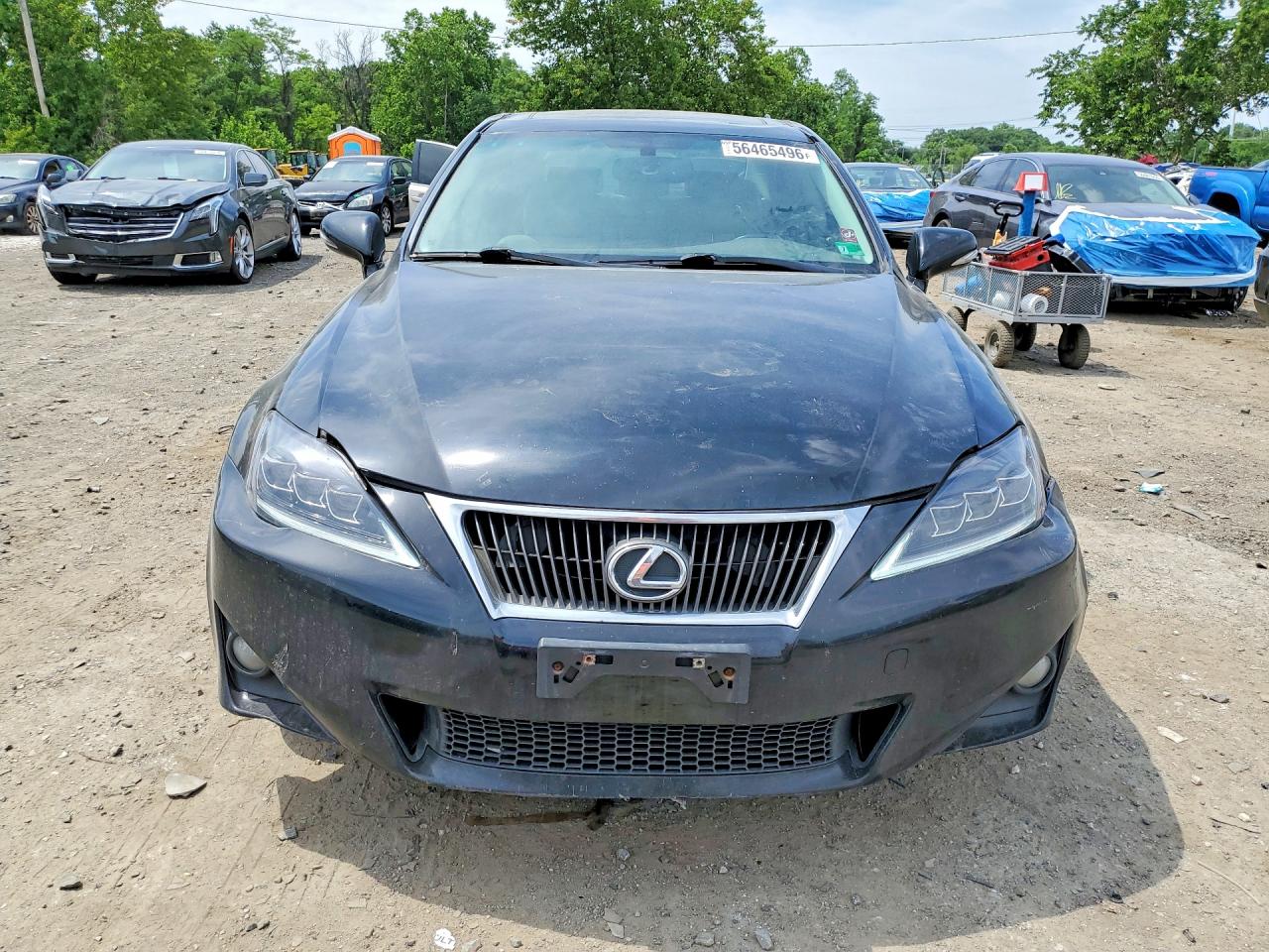 2011 Lexus Is 250 Black vin: JTHCF5C26B5044868