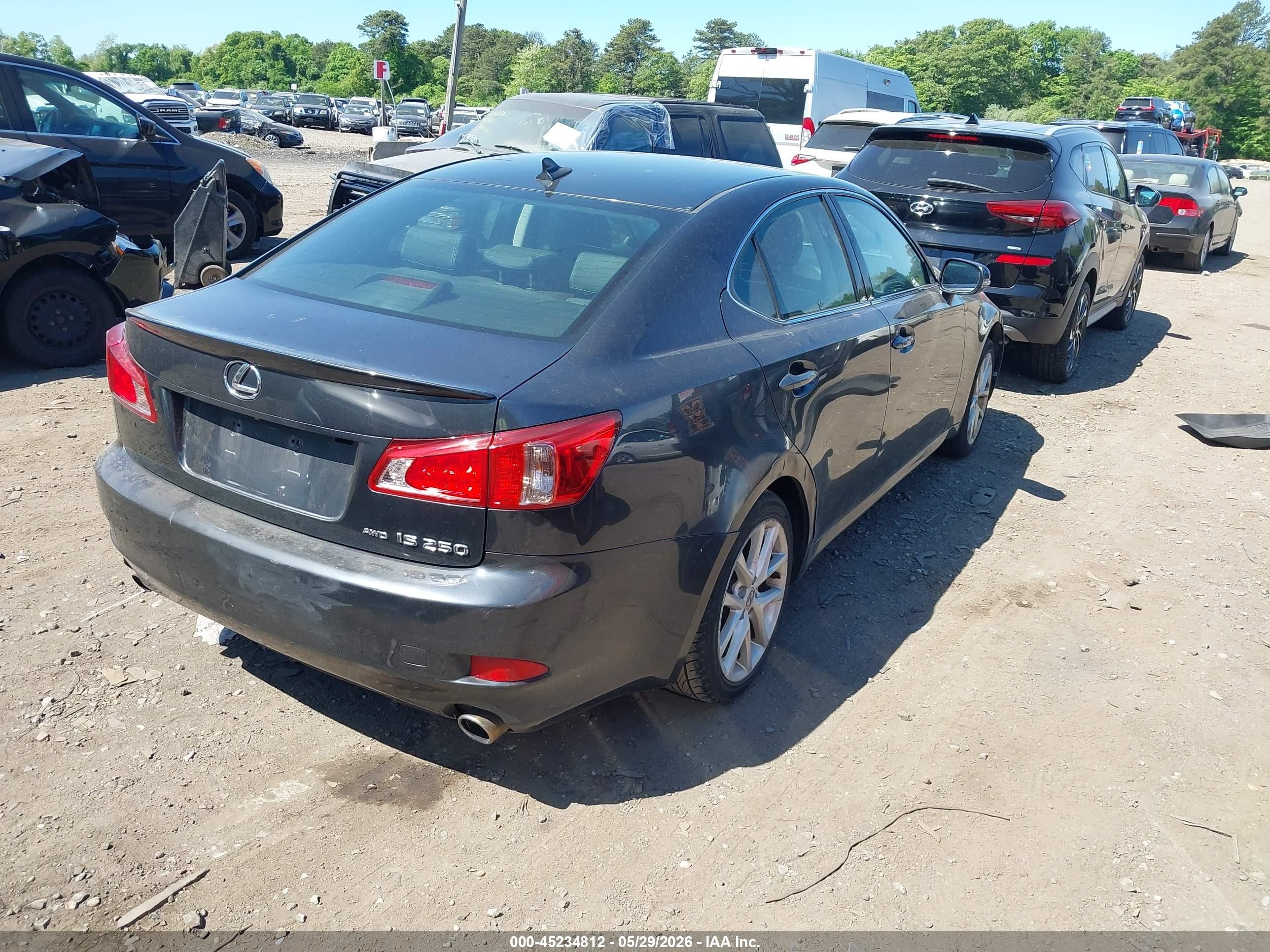 2011 Lexus Is 250   Gray vin: JTHCF5C26B5046748
