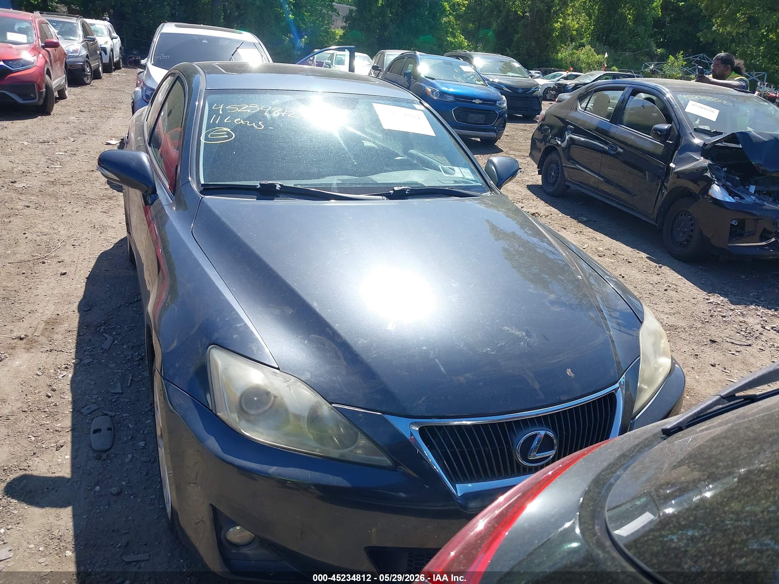 2011 Lexus Is 250   Gray vin: JTHCF5C26B5046748