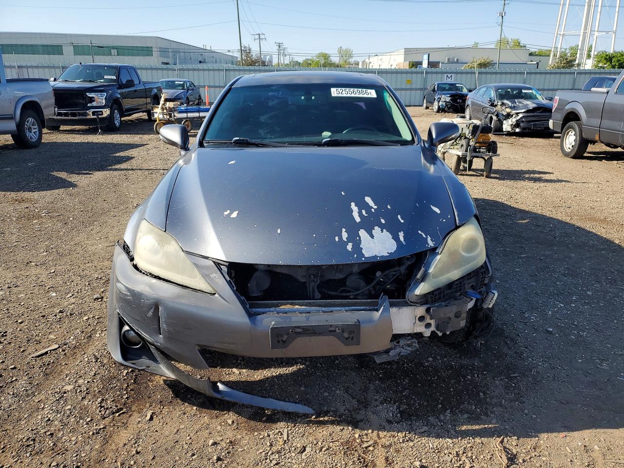 2012 Lexus Is 250 Charcoal vin: JTHCF5C26C5058612