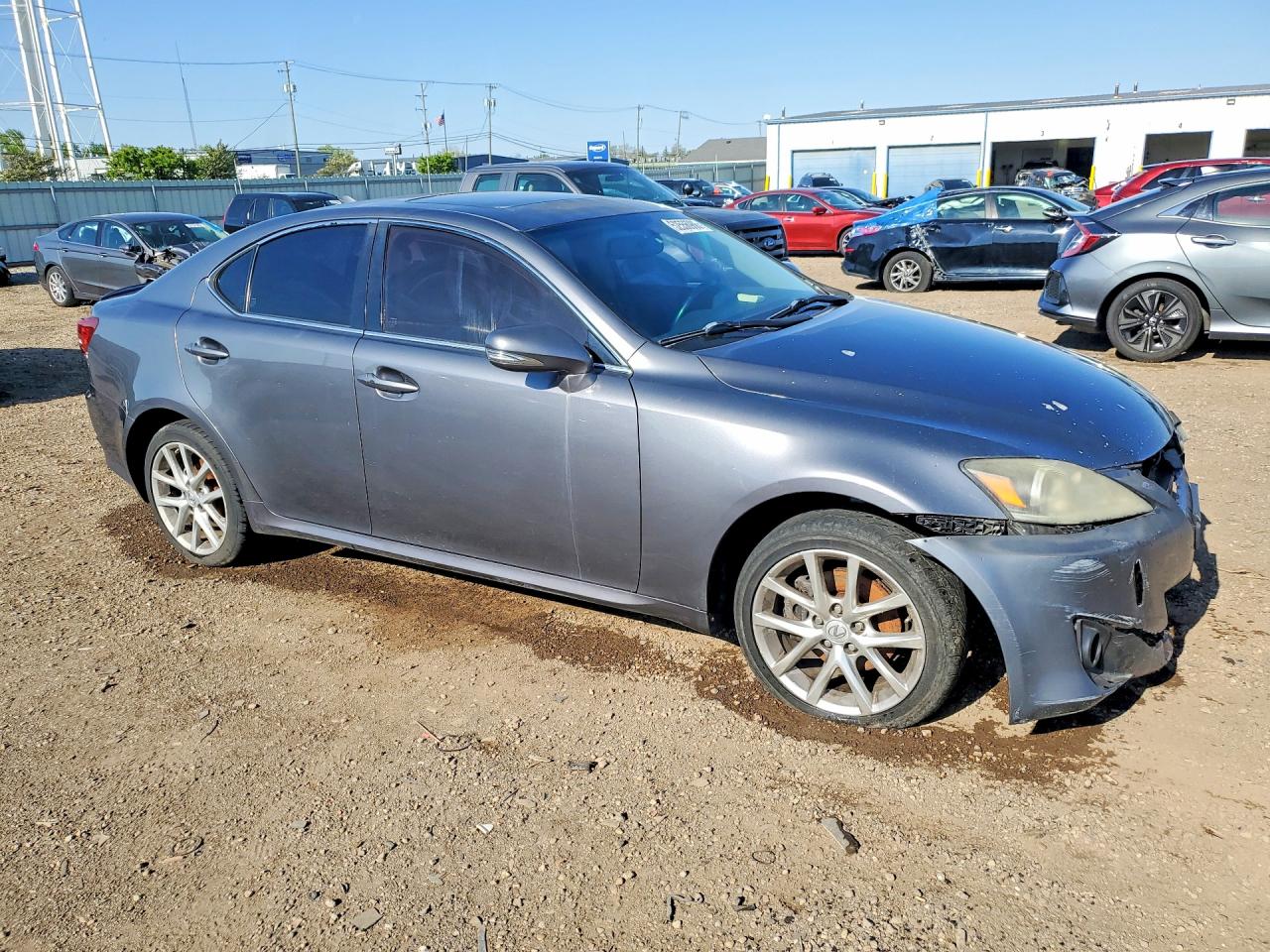 2012 Lexus Is 250 Charcoal vin: JTHCF5C26C5058612
