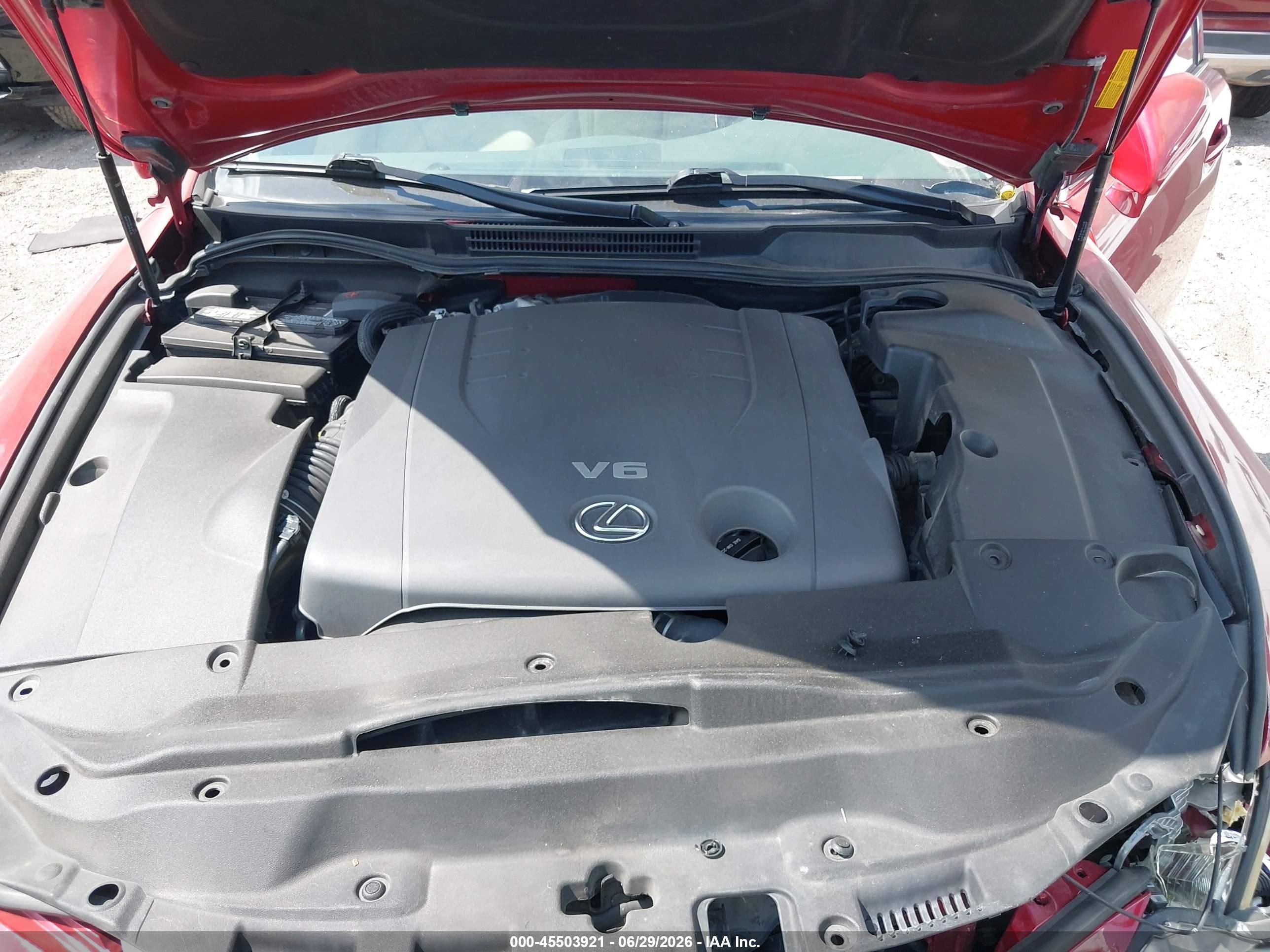 2012 Lexus Is 250   Red vin: JTHCF5C26C5059212