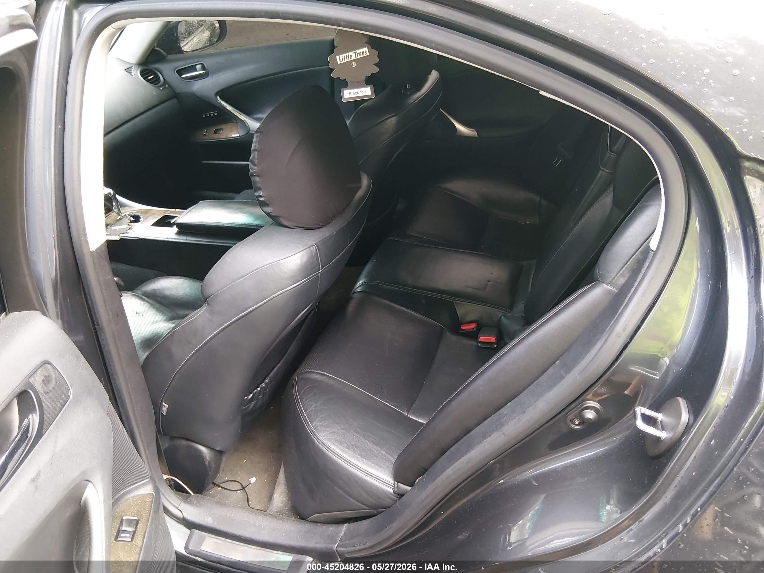2010 Lexus Is 250   Black vin: JTHCF5C27A5039127