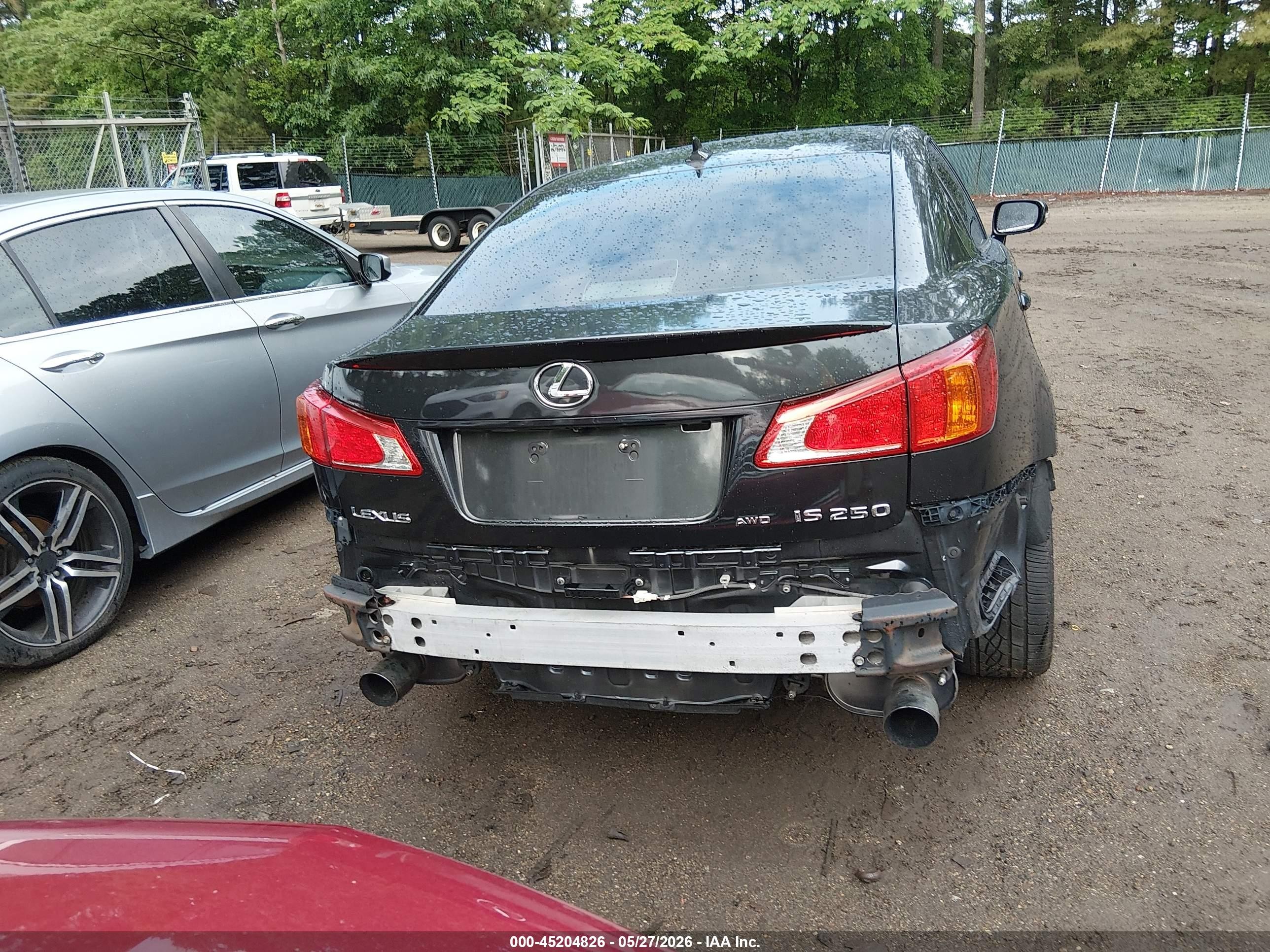 2010 Lexus Is 250   Black vin: JTHCF5C27A5039127