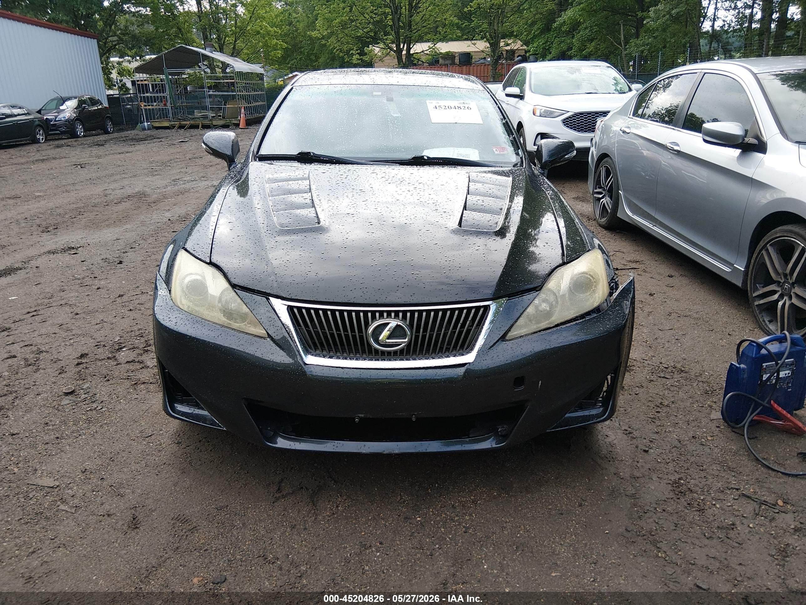 2010 Lexus Is 250   Black vin: JTHCF5C27A5039127