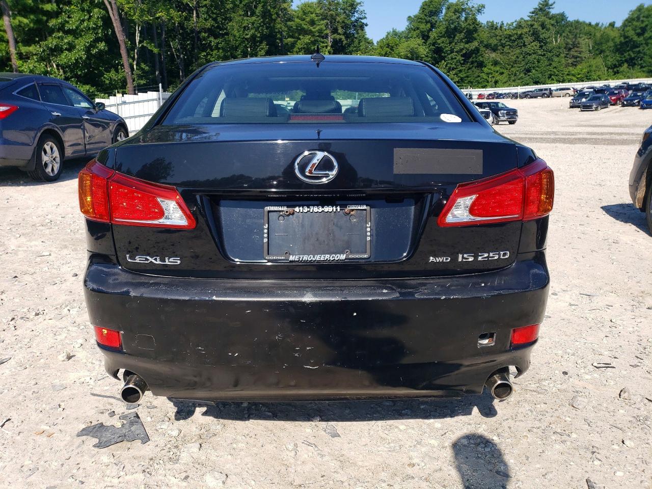 2010 Lexus Is 250 Black vin: JTHCF5C27A5041816
