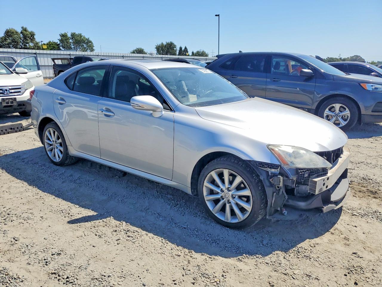 2010 Lexus Is 250 Silver vin: JTHCF5C27A5042710