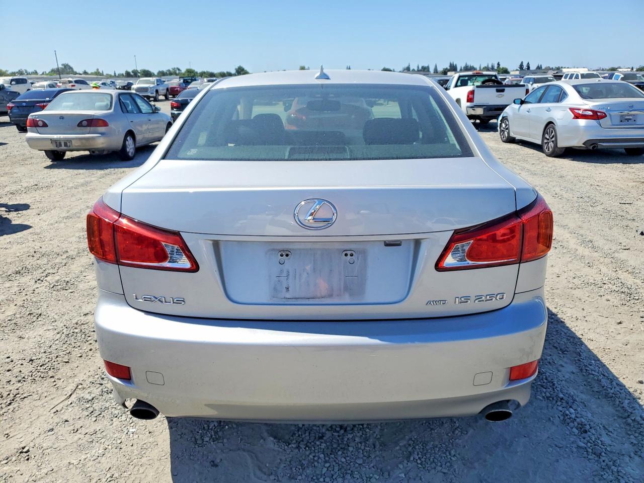 2010 Lexus Is 250 Silver vin: JTHCF5C27A5042710