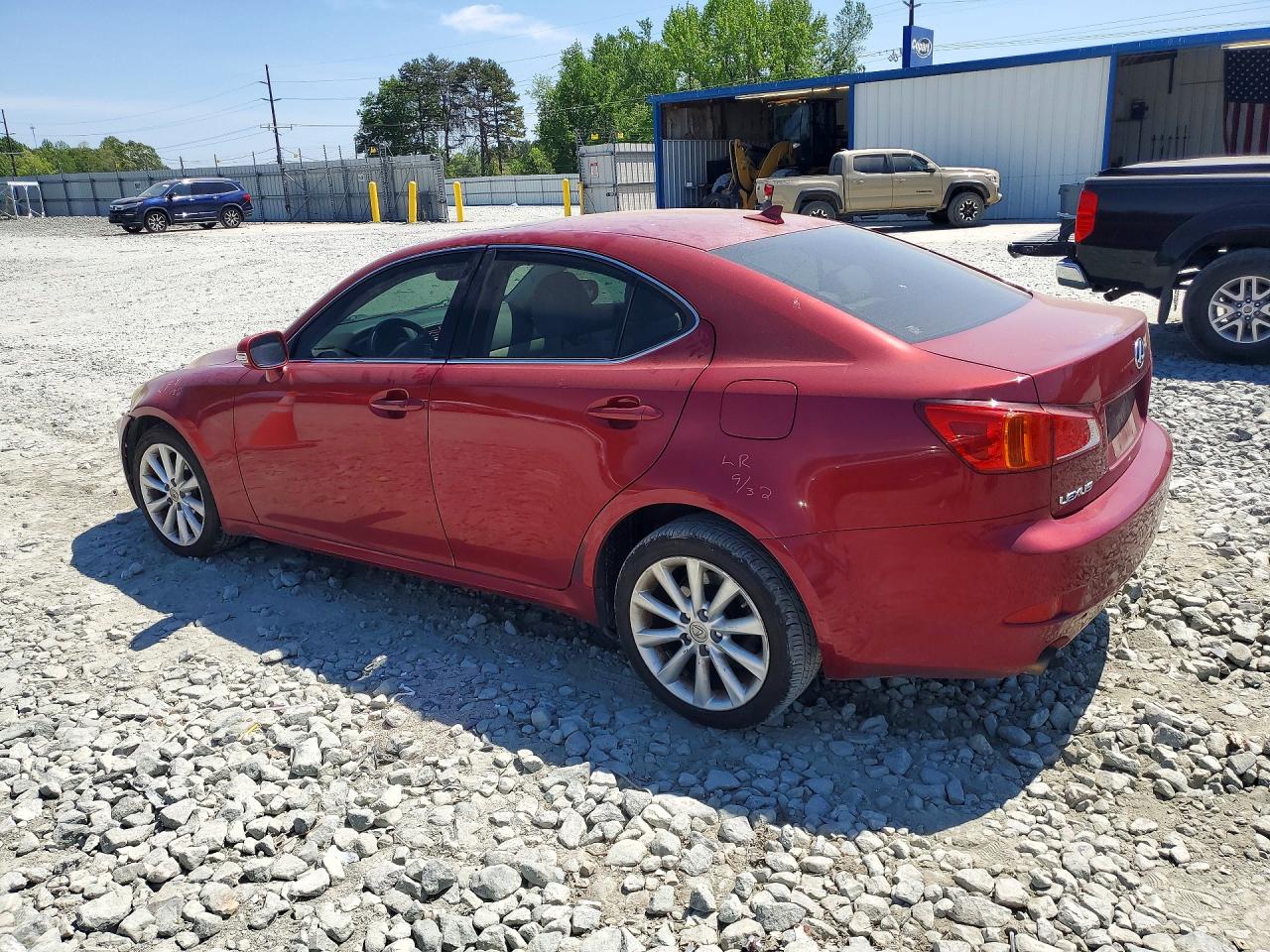 2010 Lexus Is 250 Maroon vin: JTHCF5C27A5043016