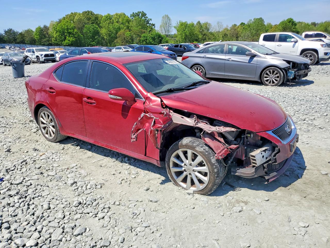 2010 Lexus Is 250 Maroon vin: JTHCF5C27A5043016