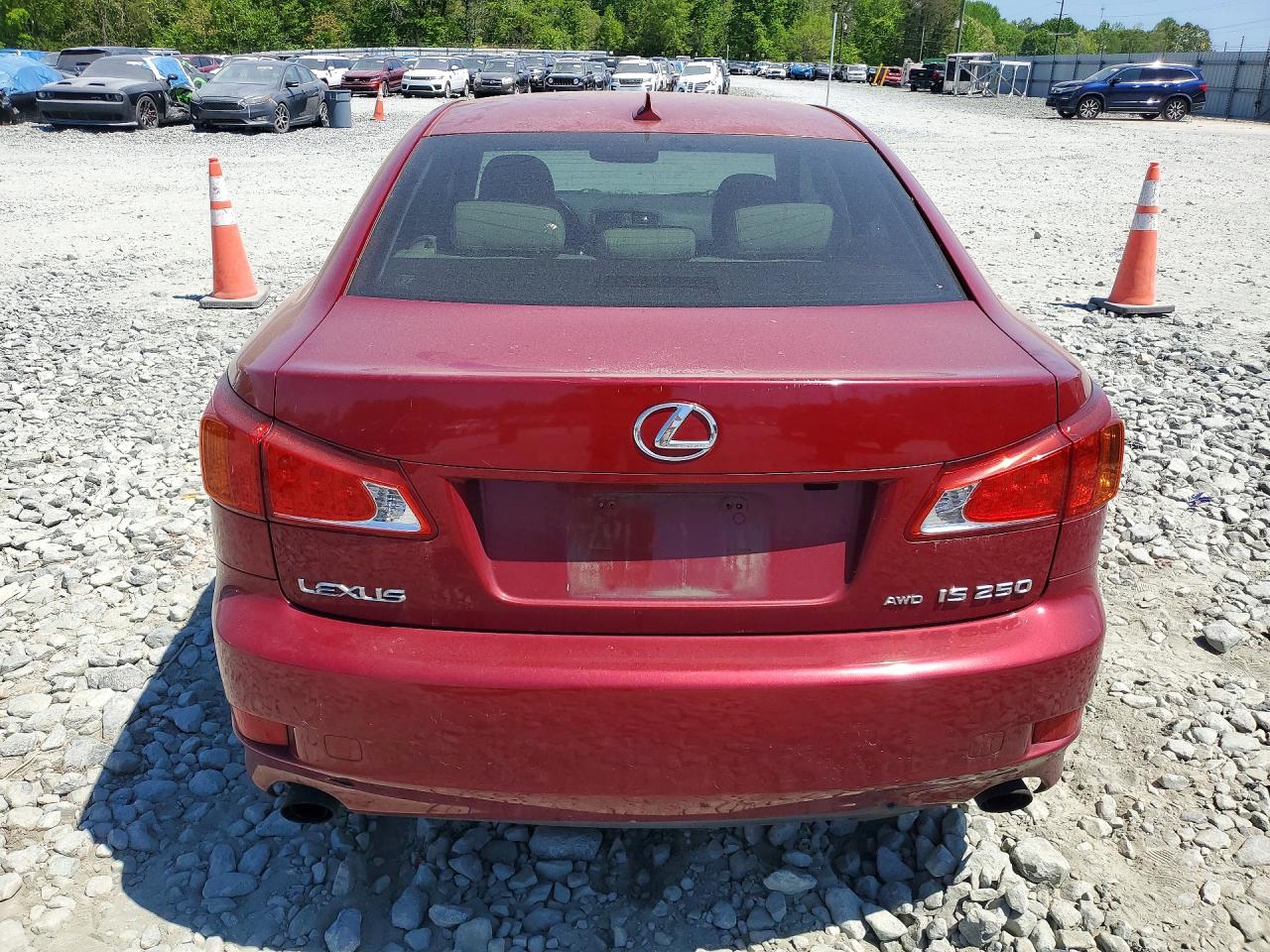 2010 Lexus Is 250 Maroon vin: JTHCF5C27A5043016