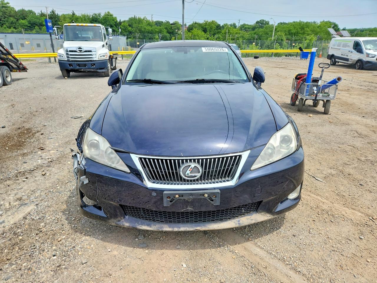2010 Lexus Is 250 Blue vin: JTHCF5C27A5043226