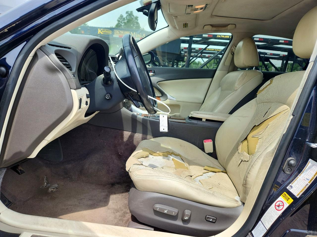 2010 Lexus Is 250 Blue vin: JTHCF5C27A5043226