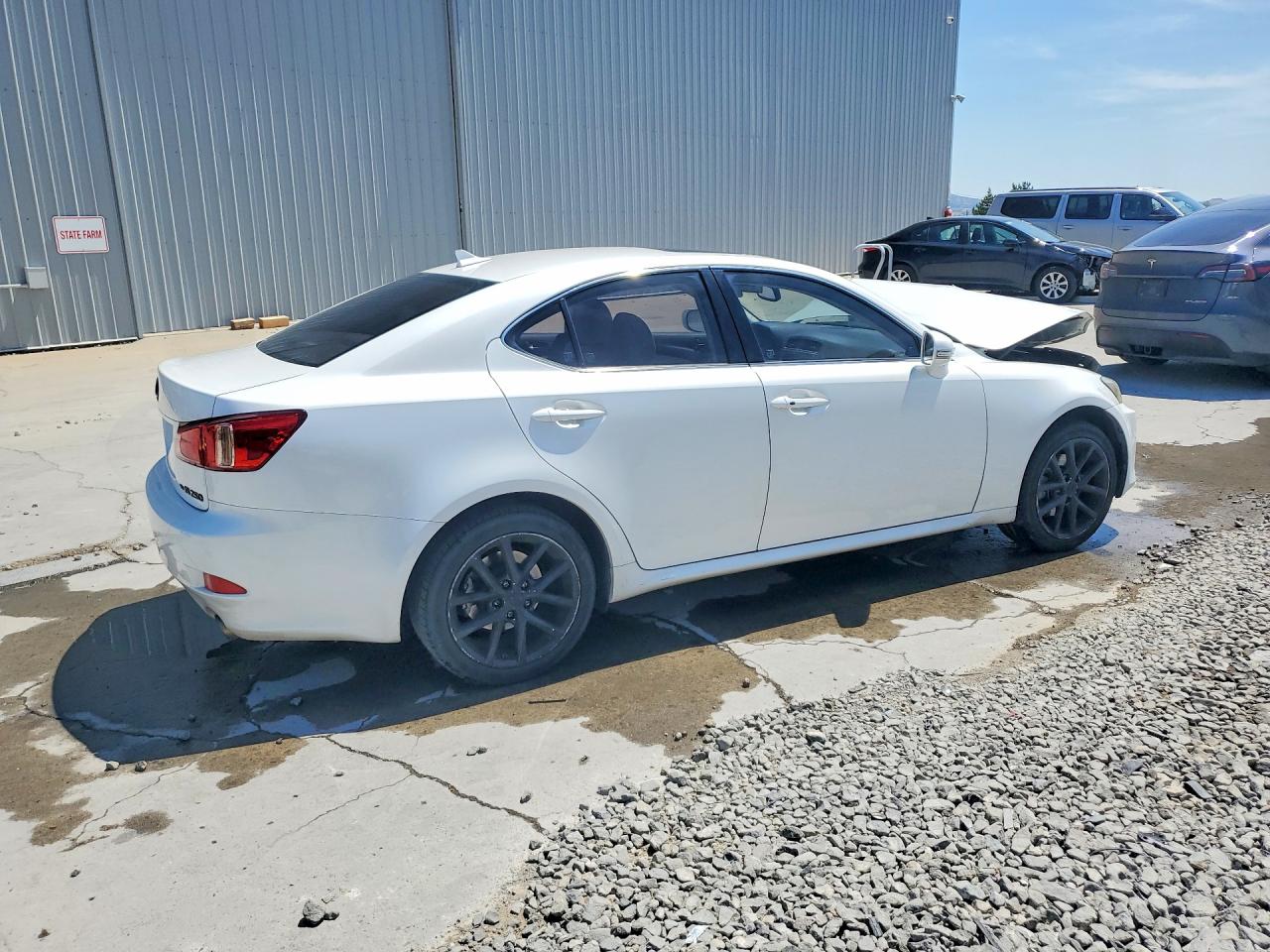2011 Lexus Is 250 White vin: JTHCF5C27B5046306