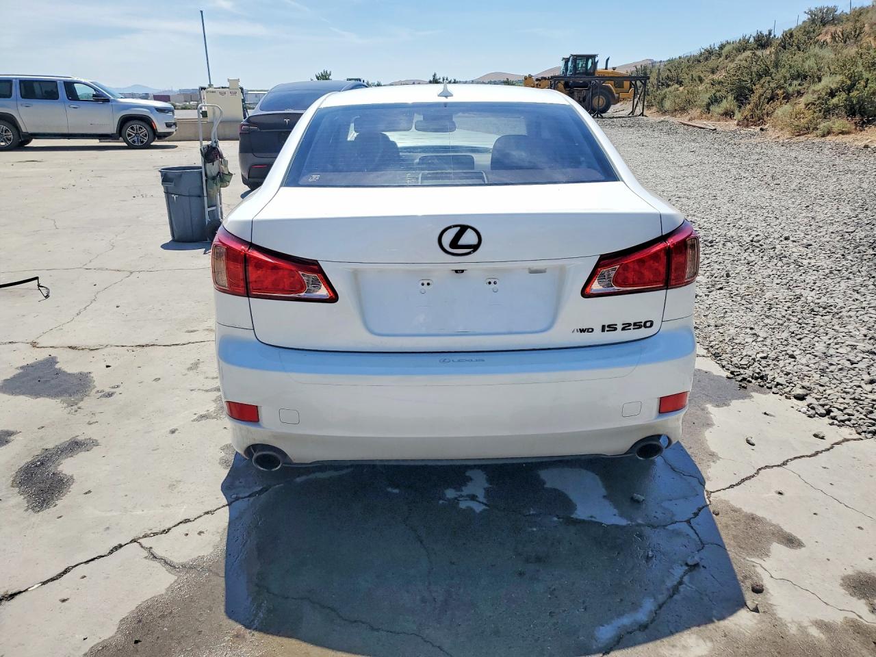 2011 Lexus Is 250 White vin: JTHCF5C27B5046306