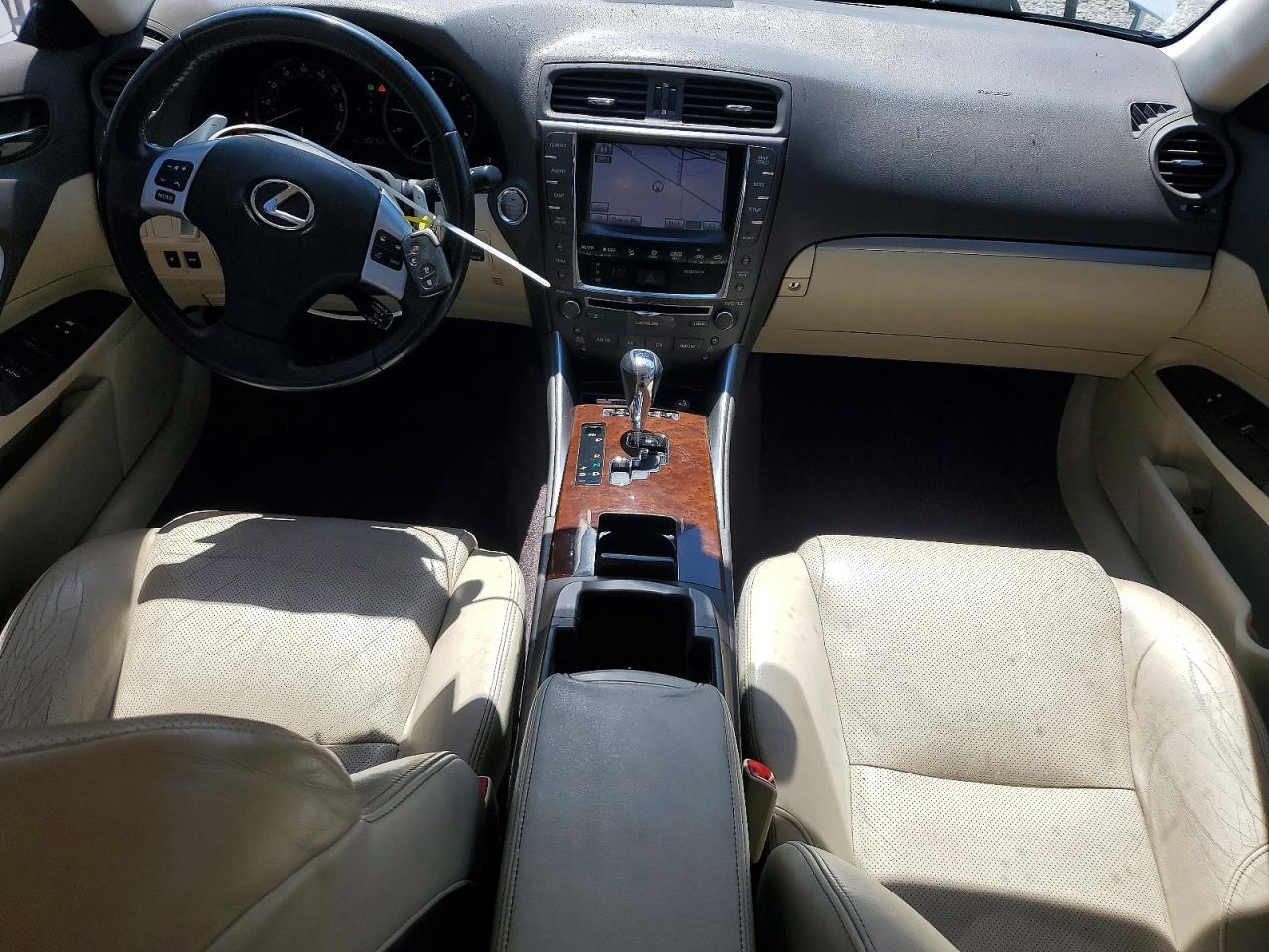 2011 Lexus Is 250 White vin: JTHCF5C27B5046306