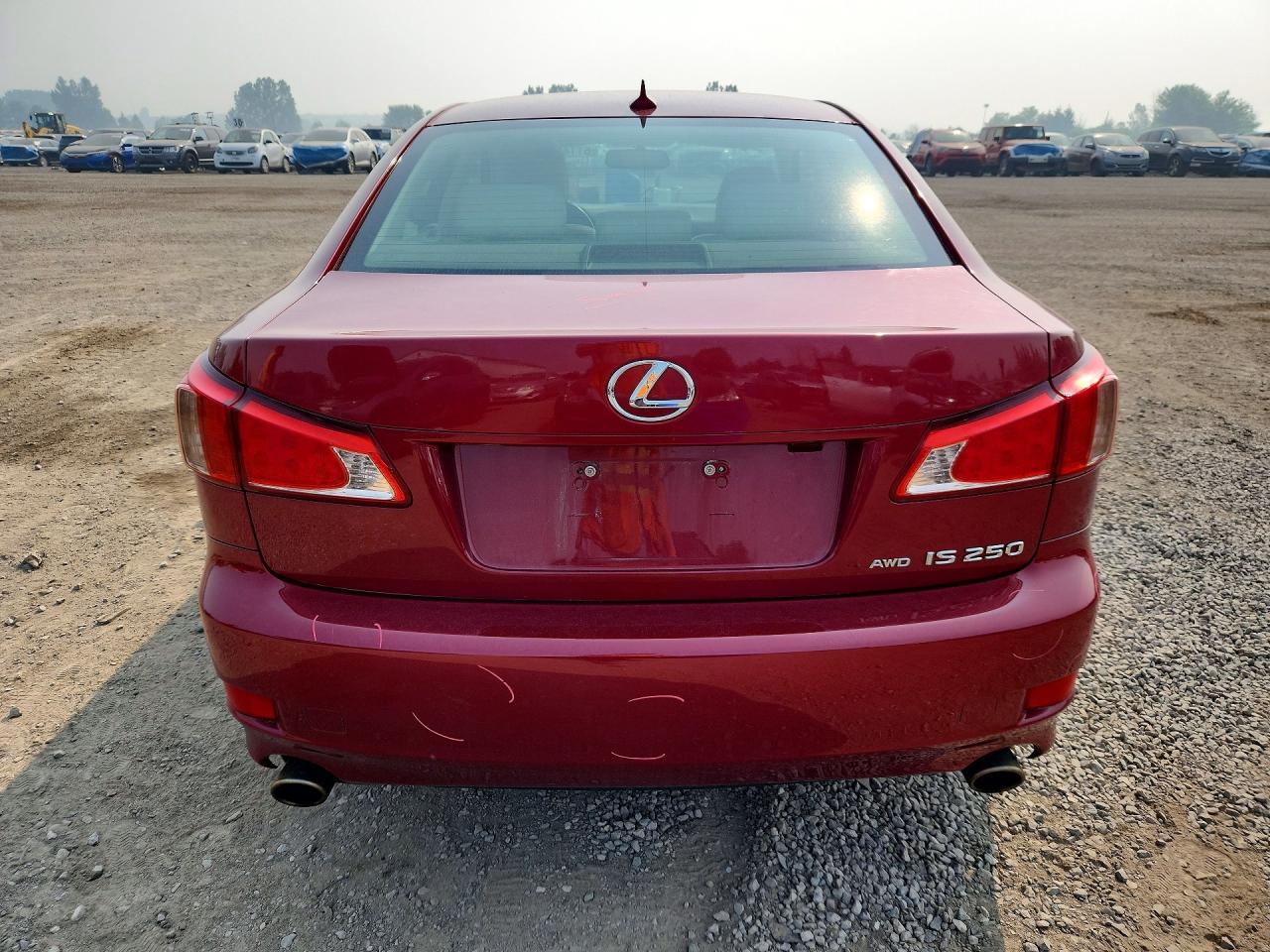 2011 Lexus Is 250 Red vin: JTHCF5C27B5049027