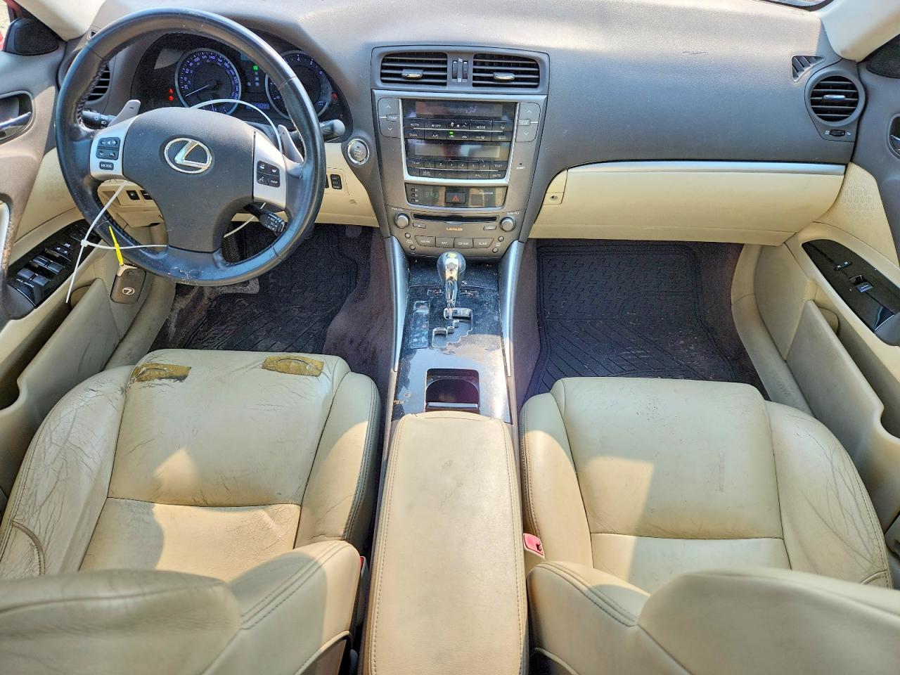 2011 Lexus Is 250 Red vin: JTHCF5C27B5049027