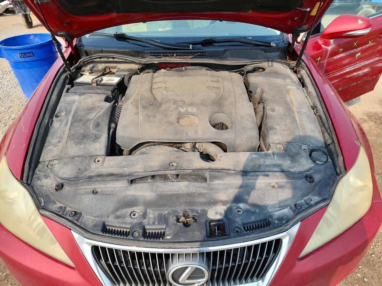 2011 Lexus Is 250 Red vin: JTHCF5C27B5049027