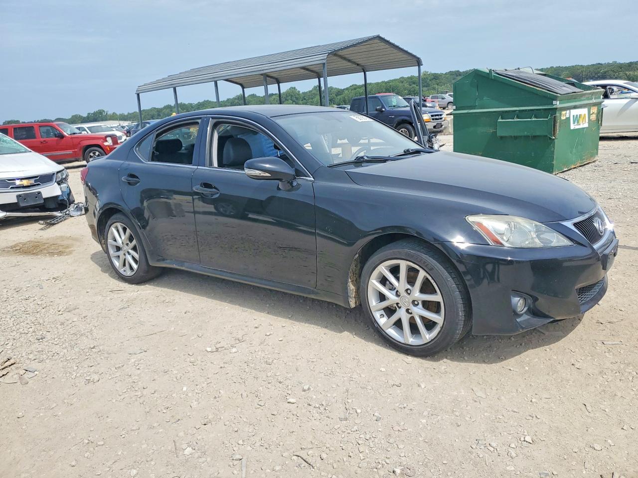 2011 Lexus Is 250 Black vin: JTHCF5C27B5052476